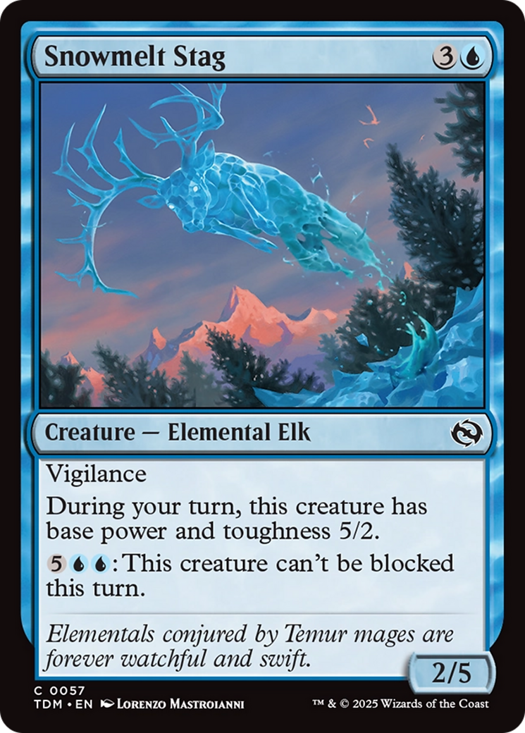 Snowmelt Stag [Tarkir: Dragonstorm] | Exor Games Dartmouth