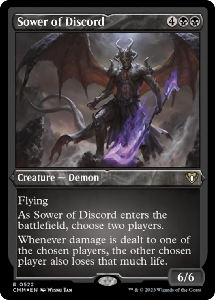 Sower of Discord (Foil Etched) [Commander Masters] | Exor Games Dartmouth