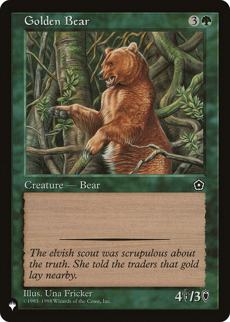 Golden Bear [The List Reprints] | Exor Games Dartmouth