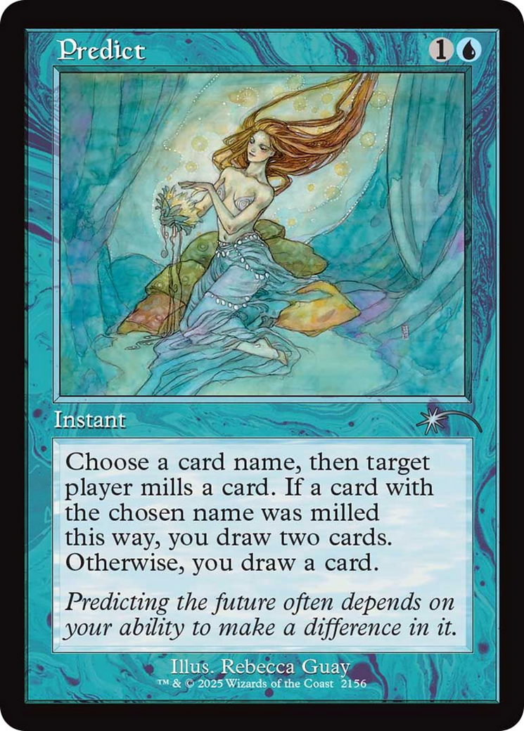 Predict (Retro Frame) [Secret Lair Drop Series] | Exor Games Dartmouth