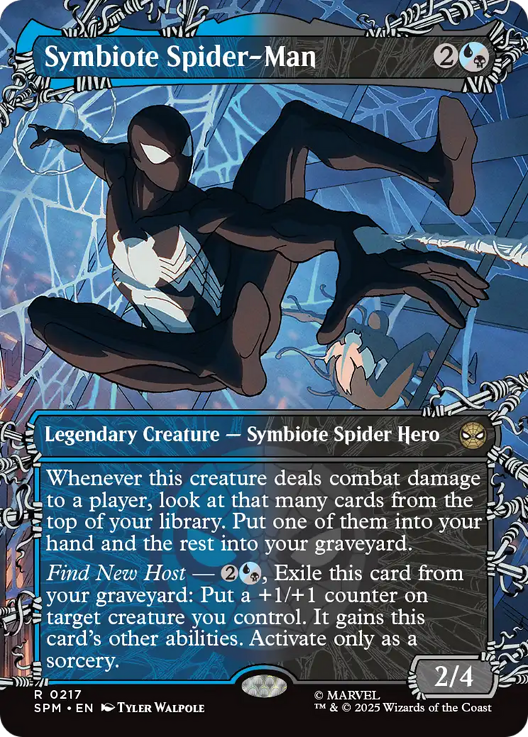 Symbiote Spider-Man (Borderless) [Marvel's Spider-Man] | Exor Games Dartmouth