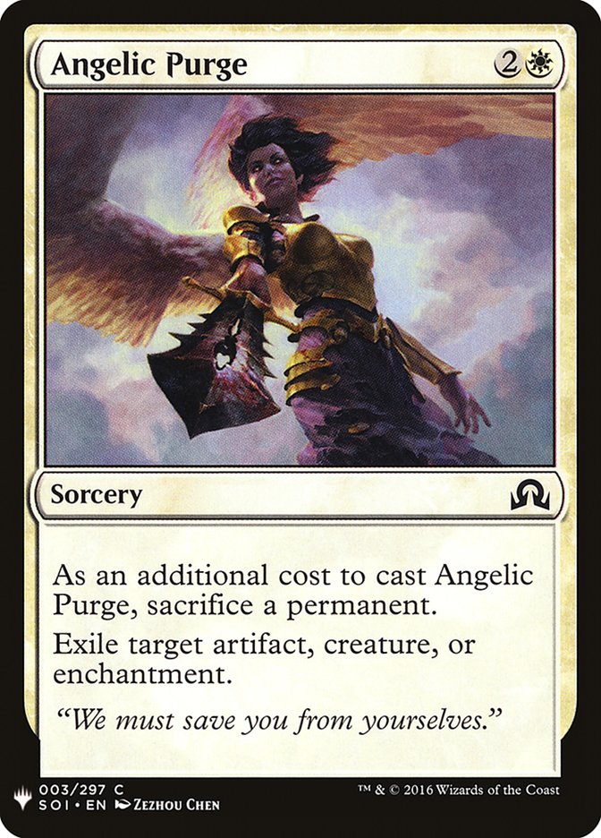 Angelic Purge [Mystery Booster] | Exor Games Dartmouth