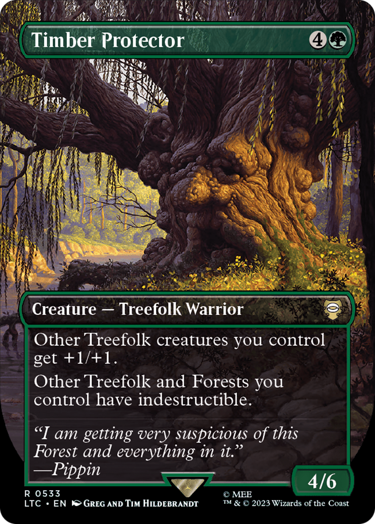 Timber Protector (Borderless) [The Lord of the Rings: Tales of Middle-Earth Commander] | Exor Games Dartmouth