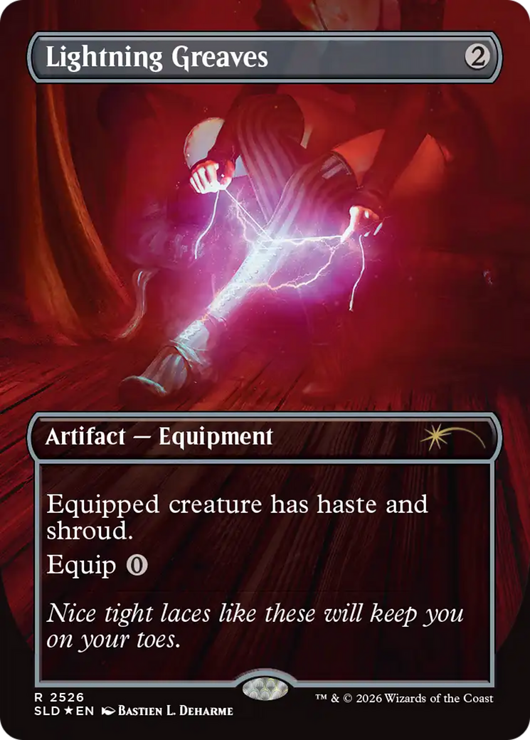 Lightning Greaves (2526) [Secret Lair Drop Series] | Exor Games Dartmouth