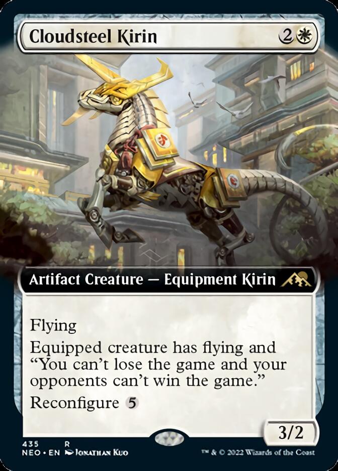 Cloudsteel Kirin (Extended Art) [Kamigawa: Neon Dynasty] | Exor Games Dartmouth