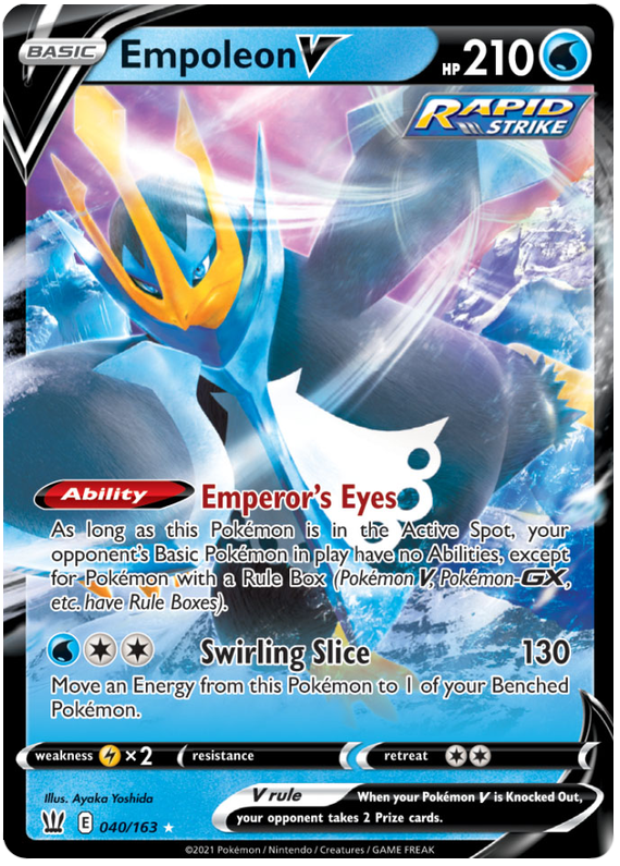 Empoleon V (040/163) [Sword & Shield: Battle Styles] | Exor Games Dartmouth