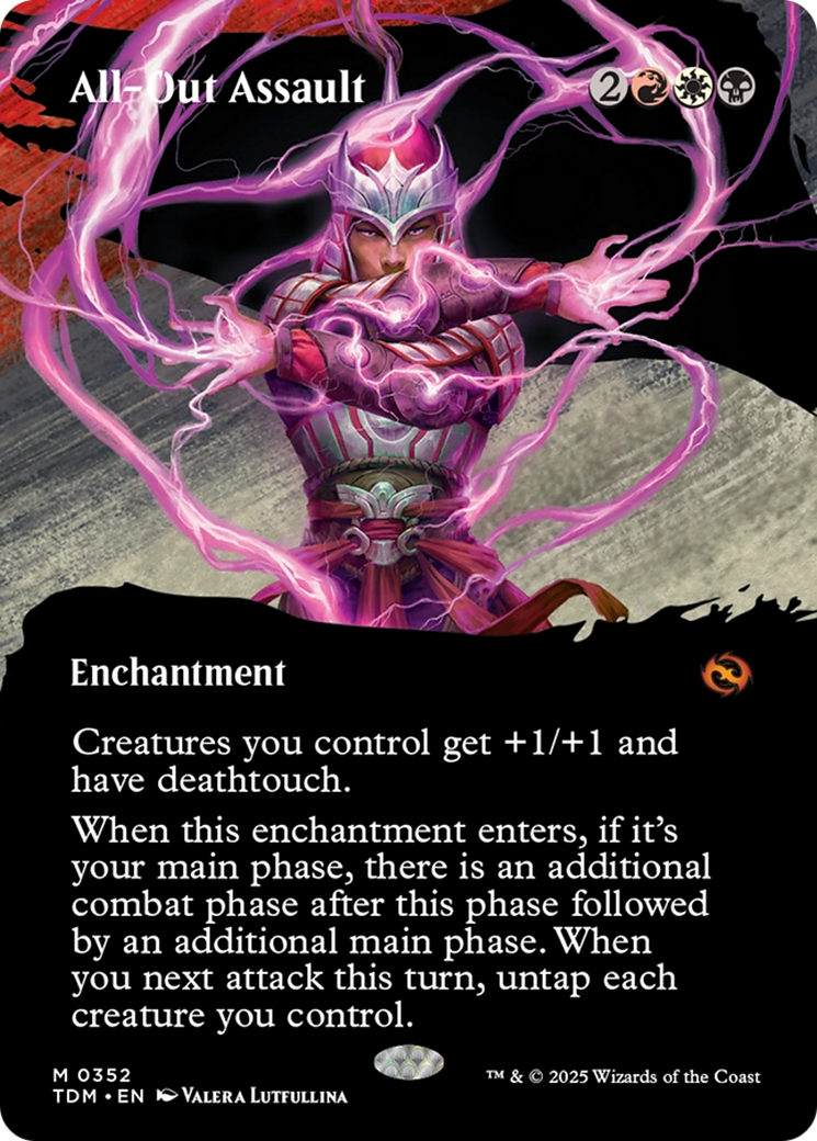 All-Out Assault (Borderless) [Tarkir: Dragonstorm] | Exor Games Dartmouth