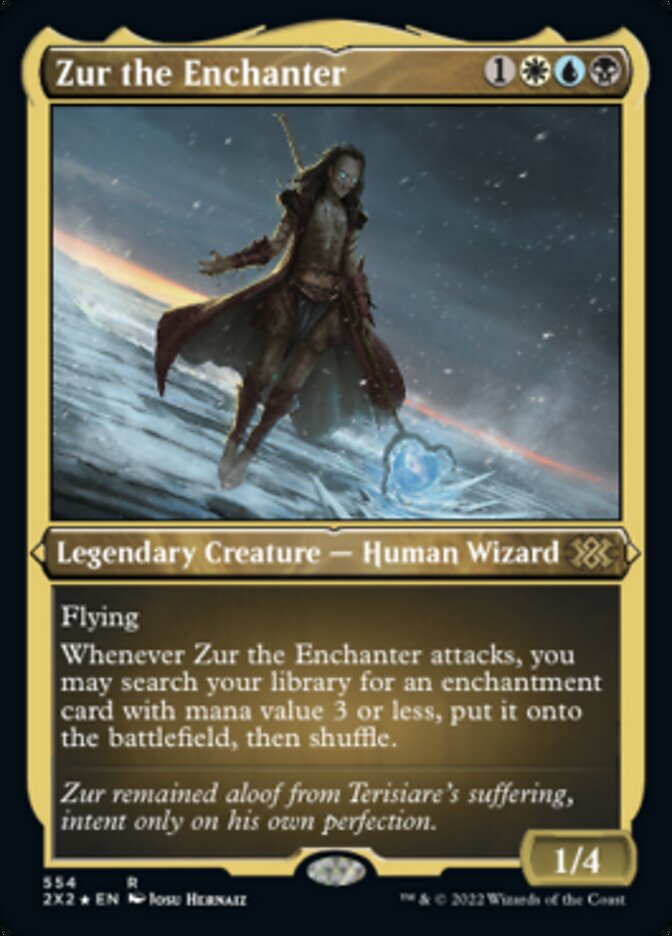 Zur the Enchanter (Foil Etched) [Double Masters 2022] | Exor Games Dartmouth