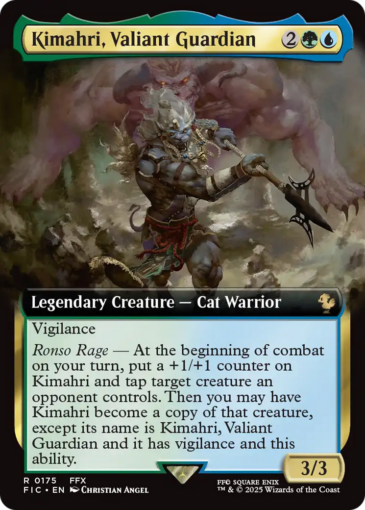 Kimahri, Valiant Guardian (Extended Art) [FINAL FANTASY Commander] | Exor Games Dartmouth