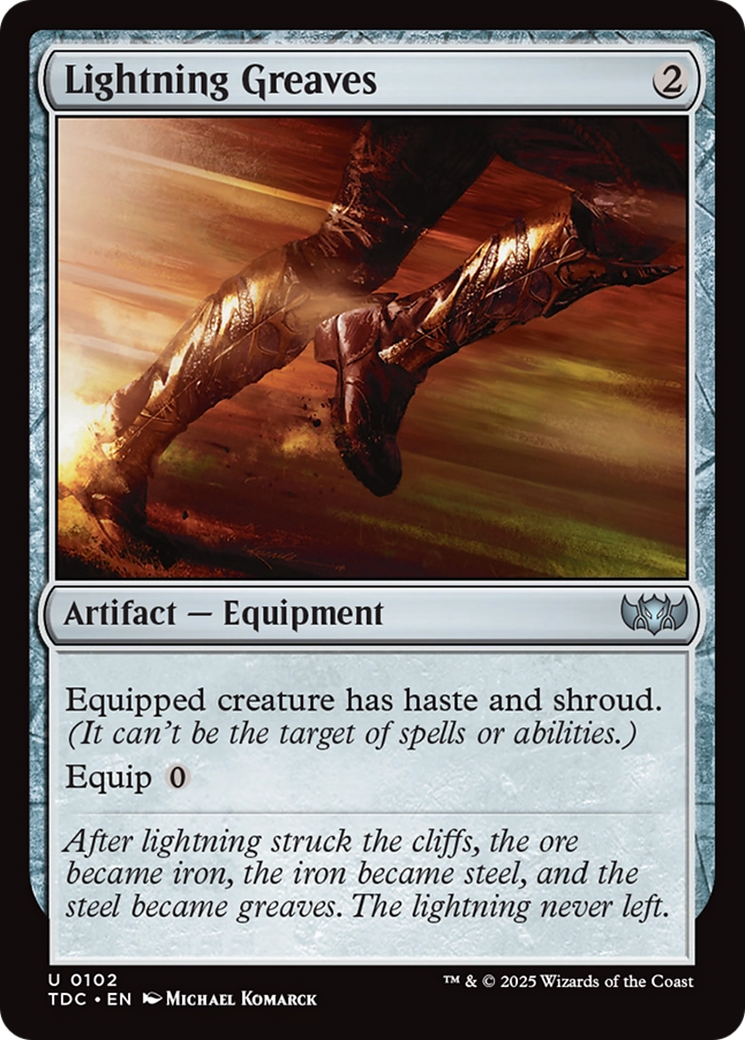 Lightning Greaves [Tarkir: Dragonstorm Commander] | Exor Games Dartmouth