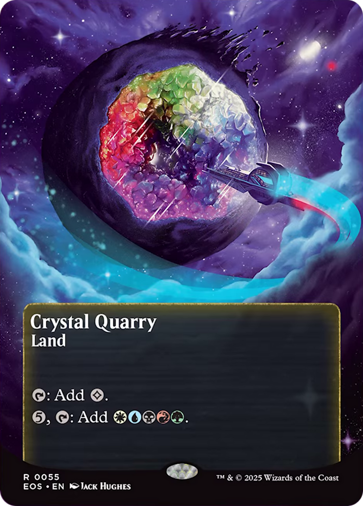 Crystal Quarry (0055) (Borderless) [Edge of Eternities: Stellar Sights] | Exor Games Dartmouth