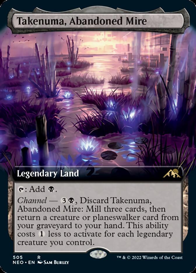 Takenuma, Abandoned Mire (Extended Art) [Kamigawa: Neon Dynasty] | Exor Games Dartmouth