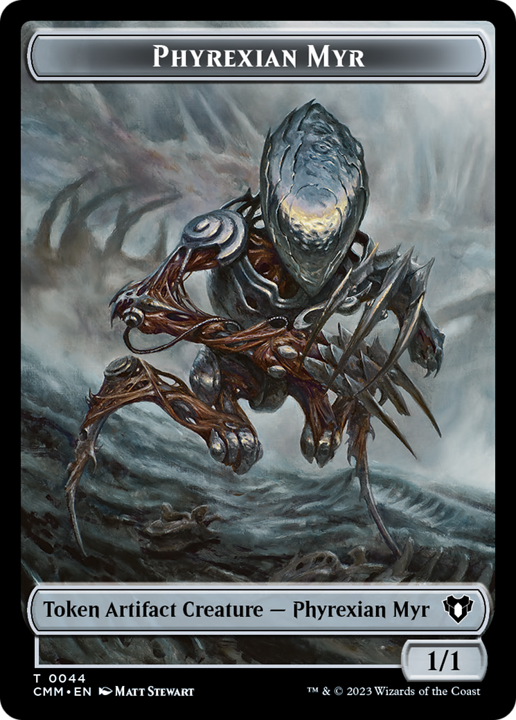 Phyrexian Myr Token [Commander Masters Tokens] | Exor Games Dartmouth