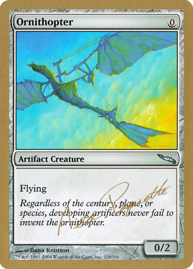 Ornithopter (Aeo Paquette) [World Championship Decks 2004] | Exor Games Dartmouth