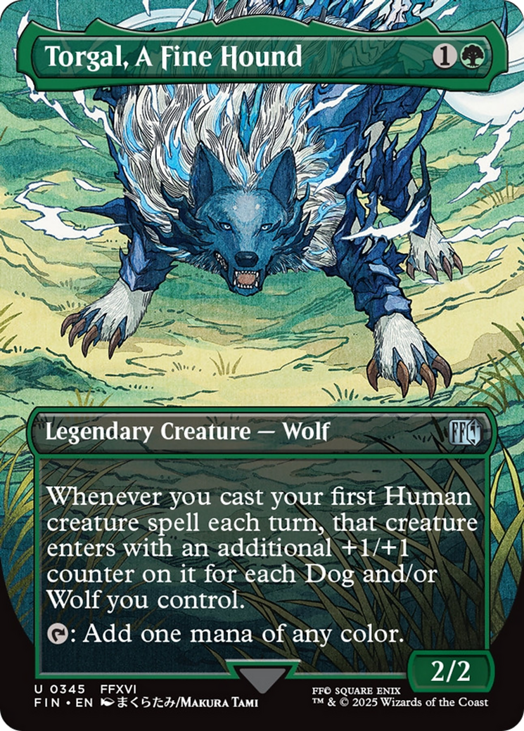 Torgal, A Fine Hound (Borderless) [FINAL FANTASY] | Exor Games Dartmouth