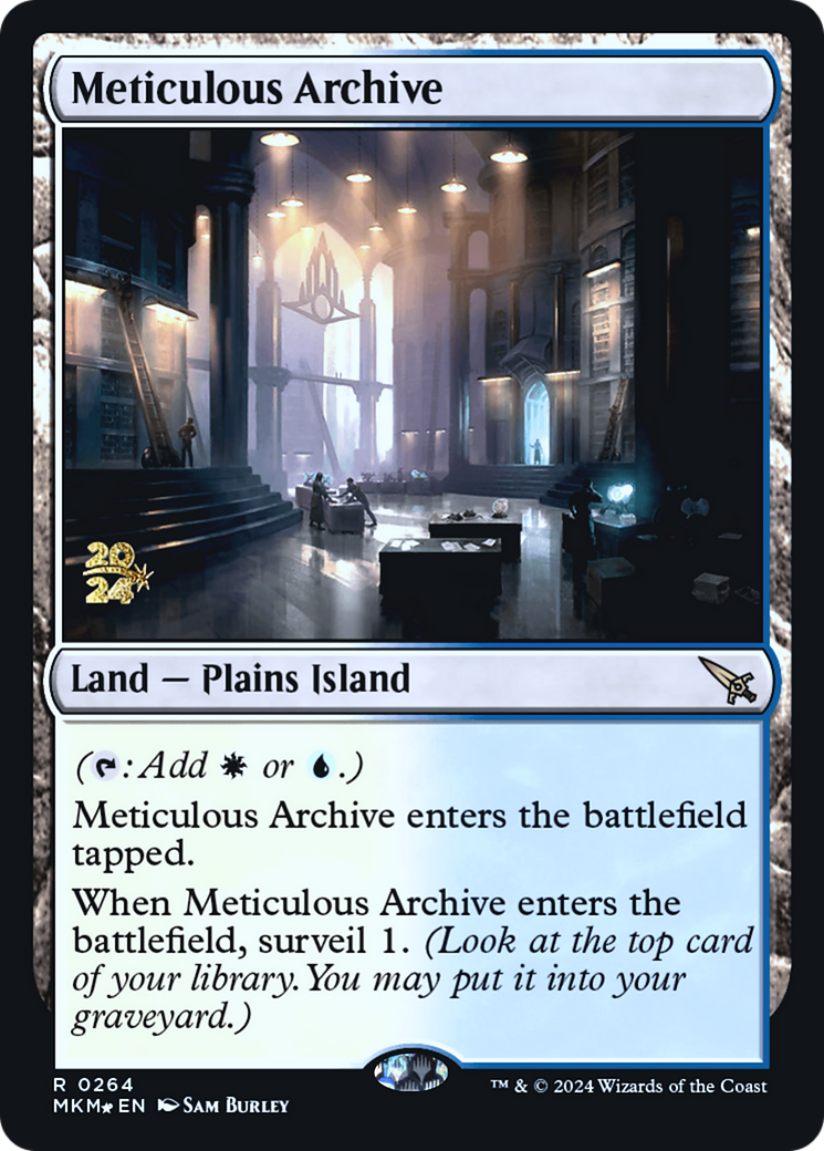 Meticulous Archive [Murders at Karlov Manor Prerelease Promos] | Exor Games Dartmouth