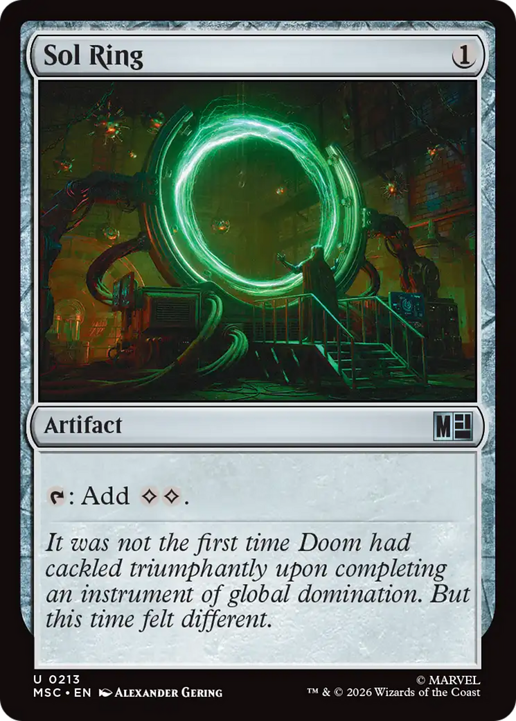 Sol Ring (0213) [Marvel Super Heroes Commander] | Exor Games Dartmouth