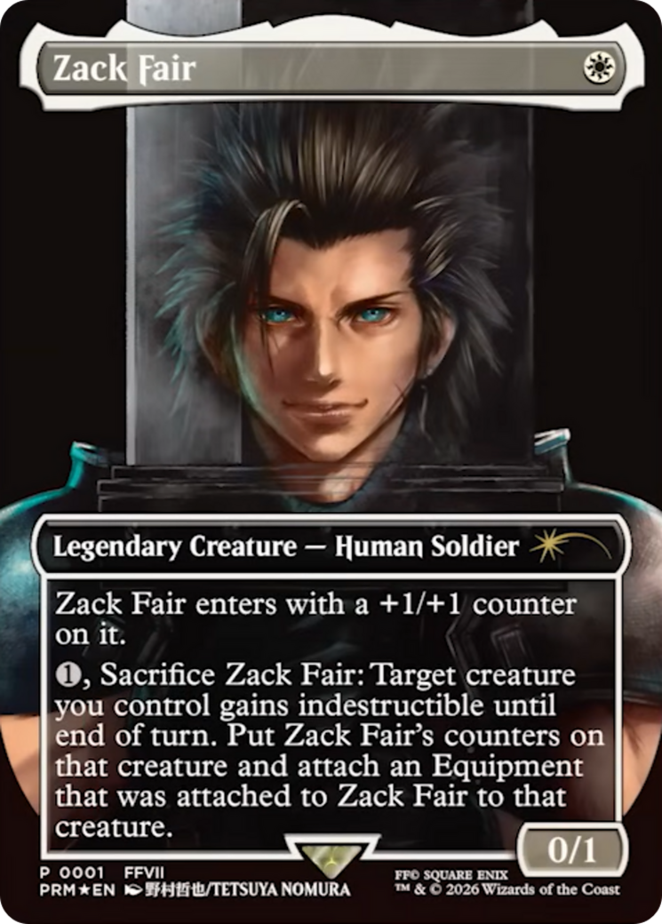 Zack Fair [Media Promos] | Exor Games Dartmouth