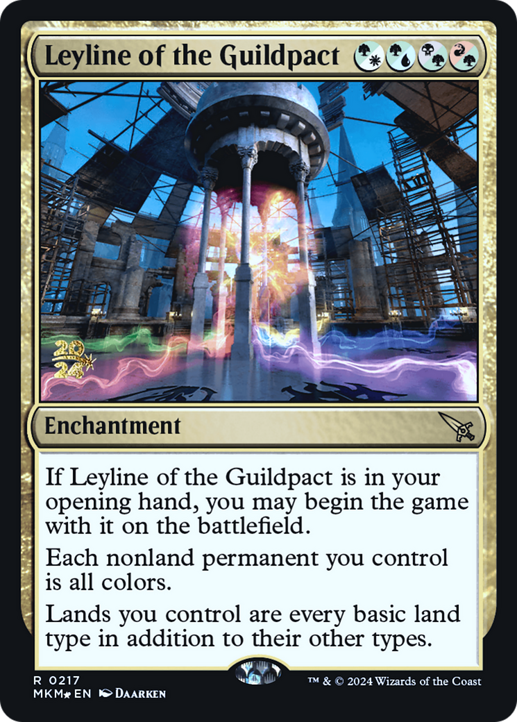 Leyline of the Guildpact [Murders at Karlov Manor Prerelease Promos] | Exor Games Dartmouth