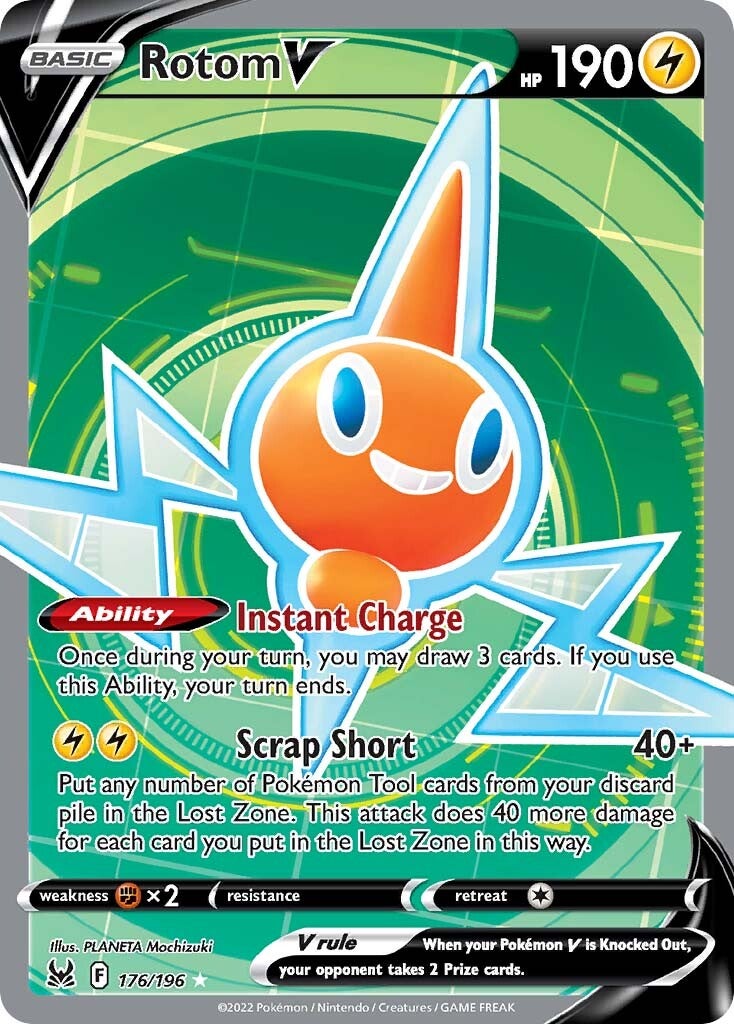 Rotom V (176/196) [Sword & Shield: Lost Origin] | Exor Games Dartmouth