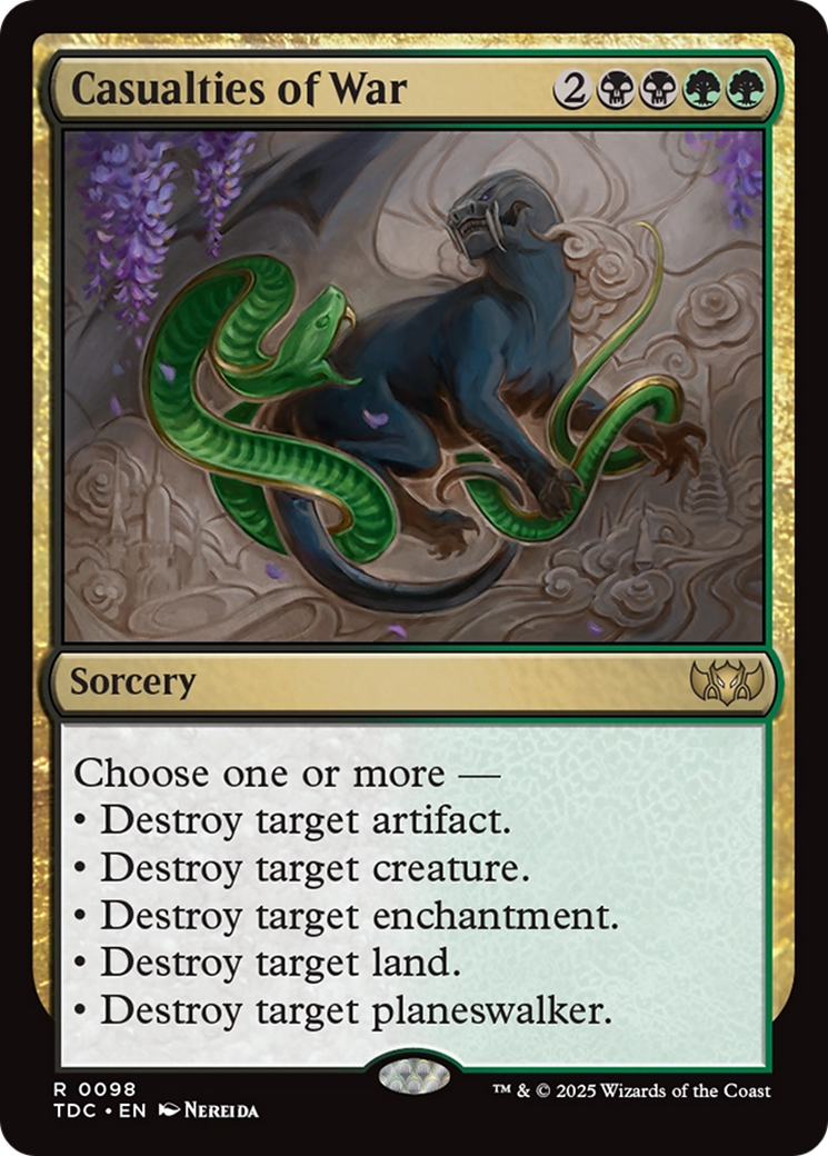 Casualties of War [Tarkir: Dragonstorm Commander] | Exor Games Dartmouth