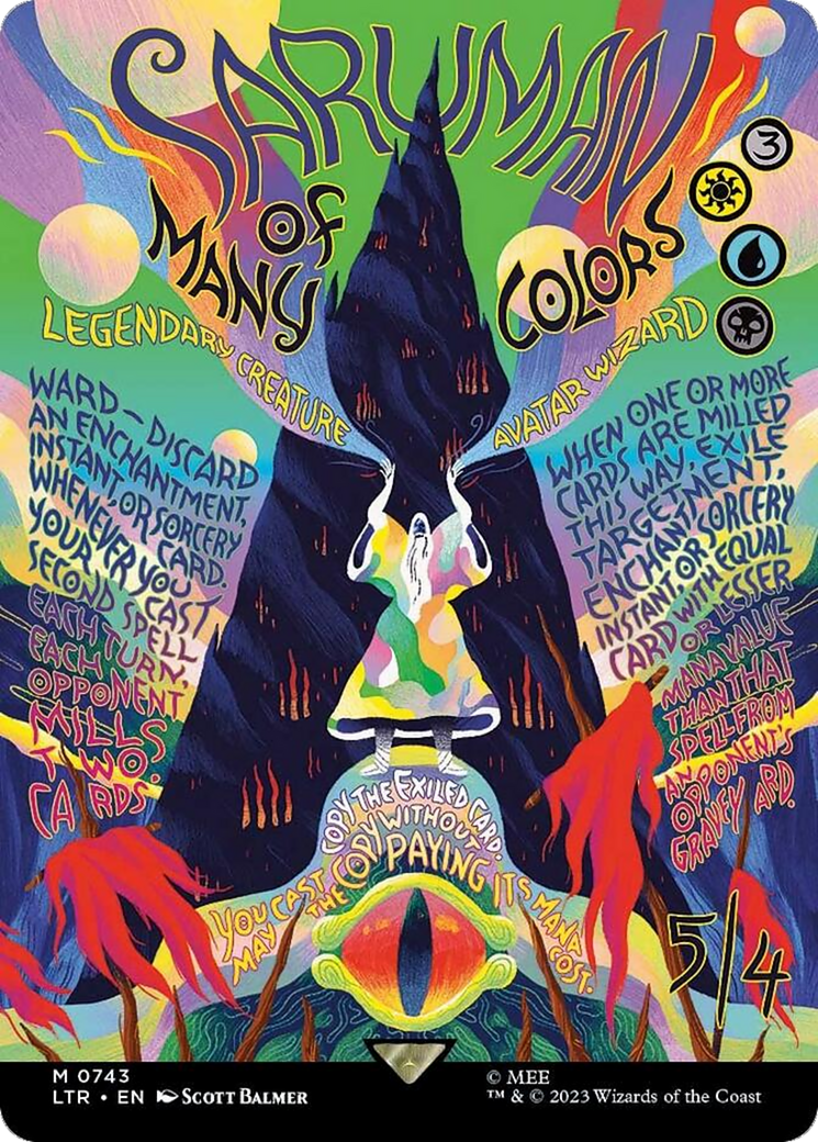 Saruman of Many Colors (Borderless Poster) [The Lord of the Rings: Tales of Middle-Earth] | Exor Games Dartmouth