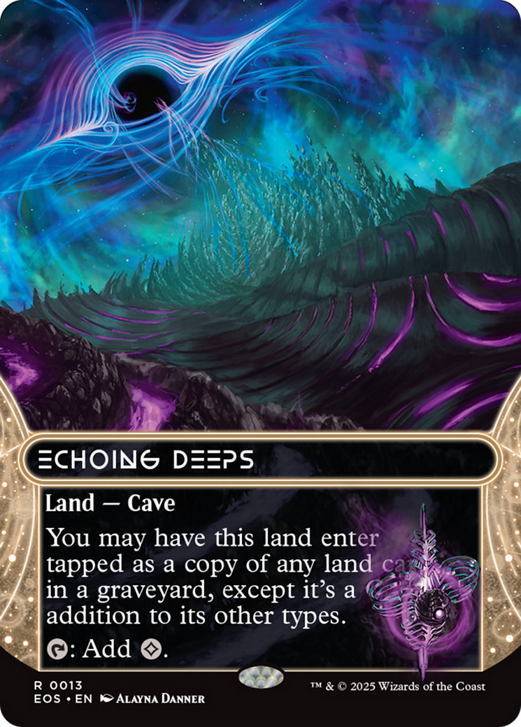 Echoing Deeps (0013) (Borderless) [Edge of Eternities: Stellar Sights] | Exor Games Dartmouth