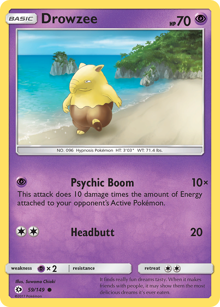 Drowzee (59/149) [Sun & Moon: Base Set] | Exor Games Dartmouth
