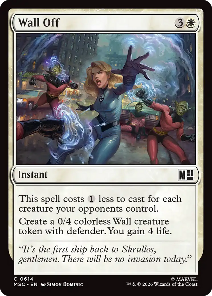 Wall Off [Marvel Super Heroes Commander] | Exor Games Dartmouth