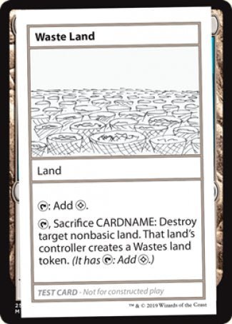 Waste Land (2021 Edition) [Mystery Booster Playtest Cards] | Exor Games Dartmouth