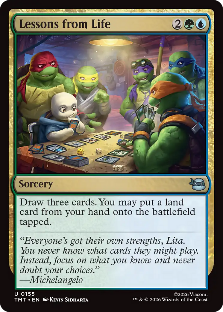 Lessons from Life [Teenage Mutant Ninja Turtles] | Exor Games Dartmouth