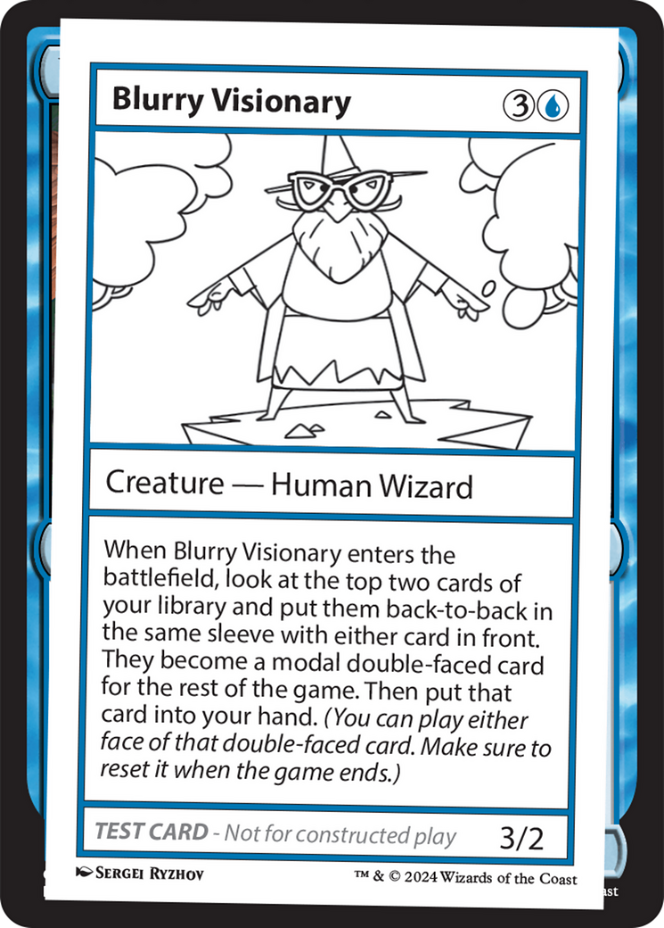 Blurry Visionary [Mystery Booster 2 Playtest Cards] | Exor Games Dartmouth