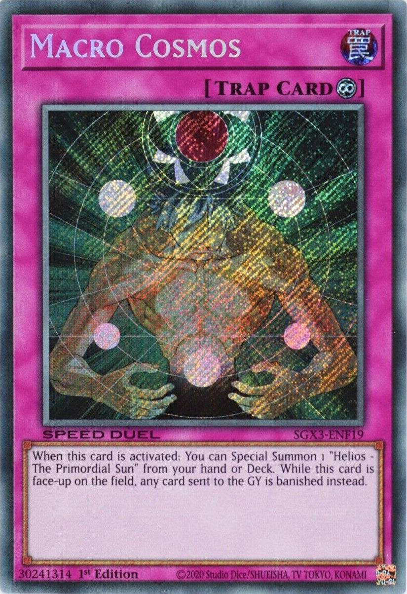 Macro Cosmos [SGX3-ENF19] Secret Rare | Exor Games Dartmouth