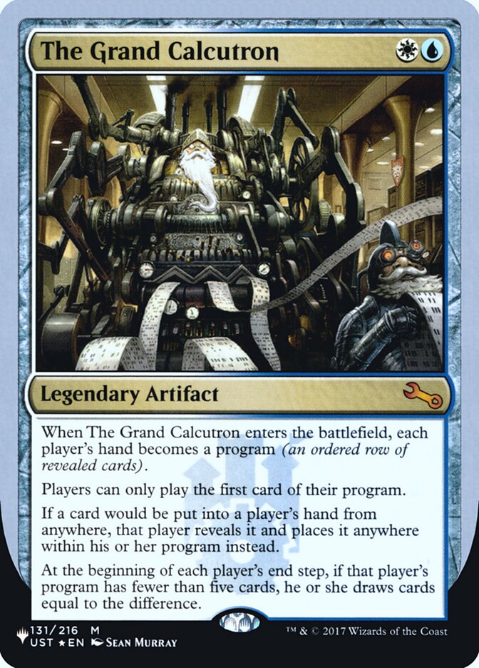 The Grand Calcutron (Unfinity Foil Edition) [The List] | Exor Games Dartmouth