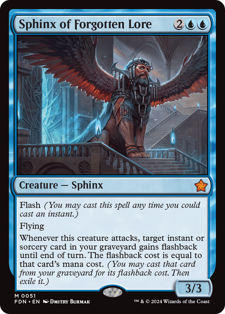 Sphinx of Forgotten Lore [Foundations] | Exor Games Dartmouth