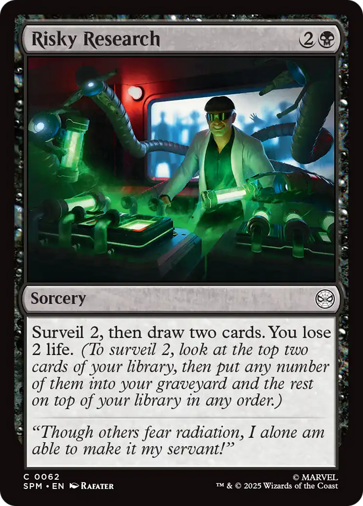 Risky Research [Marvel's Spider-Man] | Exor Games Dartmouth