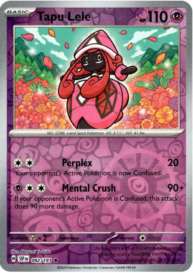 Tapu Lele (092/191) [Scarlet & Violet: Surging Sparks] | Exor Games Dartmouth