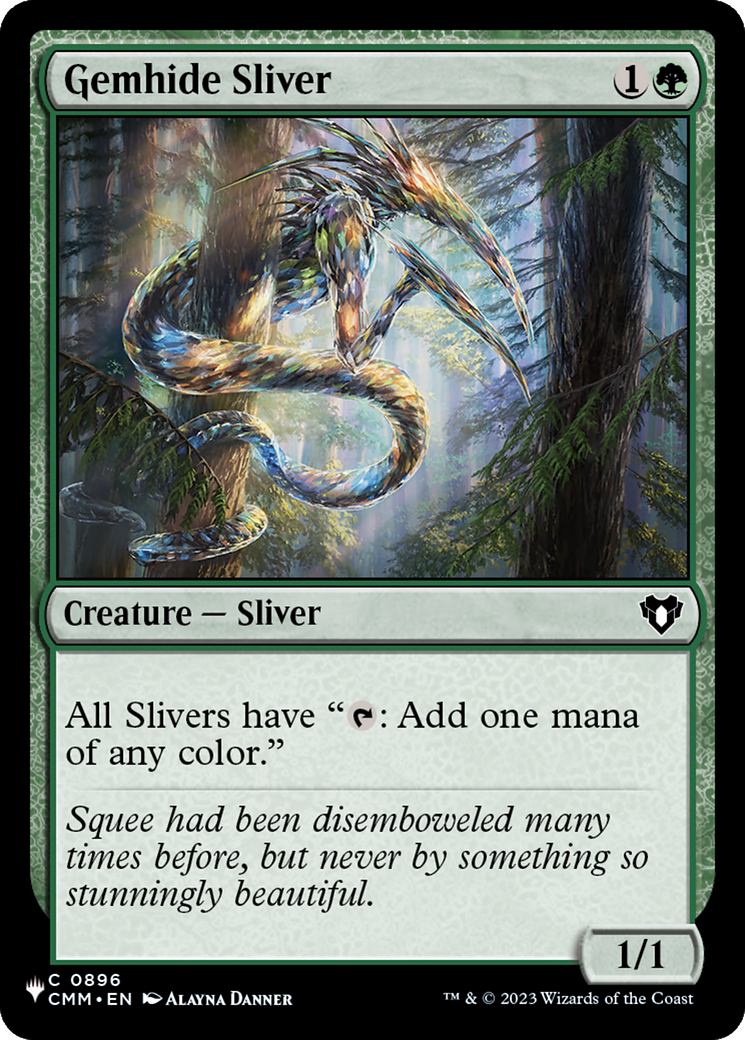 Gemhide Sliver (CMM) [The List] | Exor Games Dartmouth