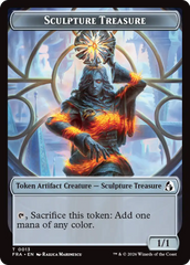 Sculpture Treasure // Beast Double-Sided Token [Reality Fracture Tokens] | Exor Games Dartmouth