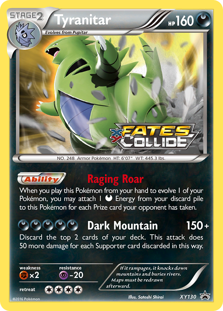 Tyranitar (XY130) [XY: Black Star Promos] | Exor Games Dartmouth