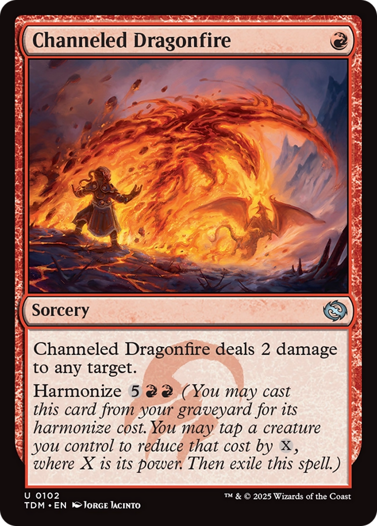 Channeled Dragonfire [Tarkir: Dragonstorm] | Exor Games Dartmouth