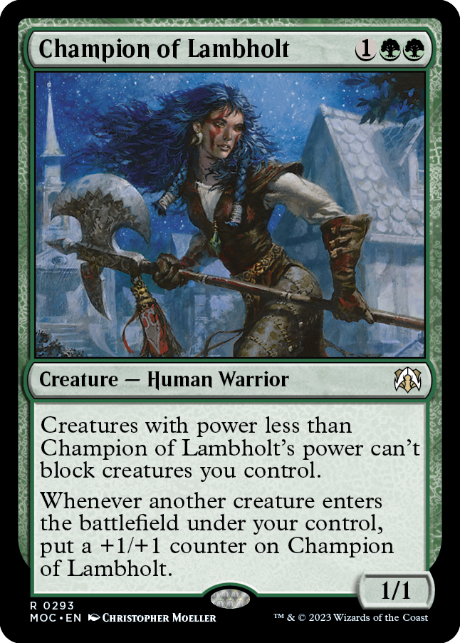 Champion of Lambholt [March of the Machine Commander] | Exor Games Dartmouth