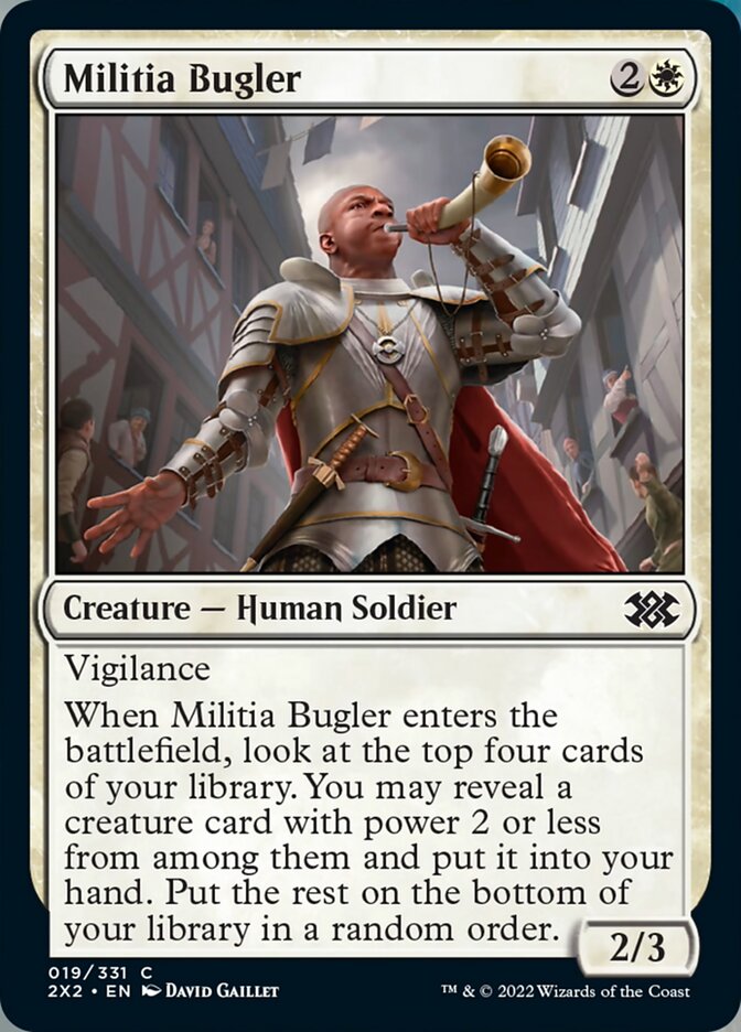 Militia Bugler [Double Masters 2022] | Exor Games Dartmouth