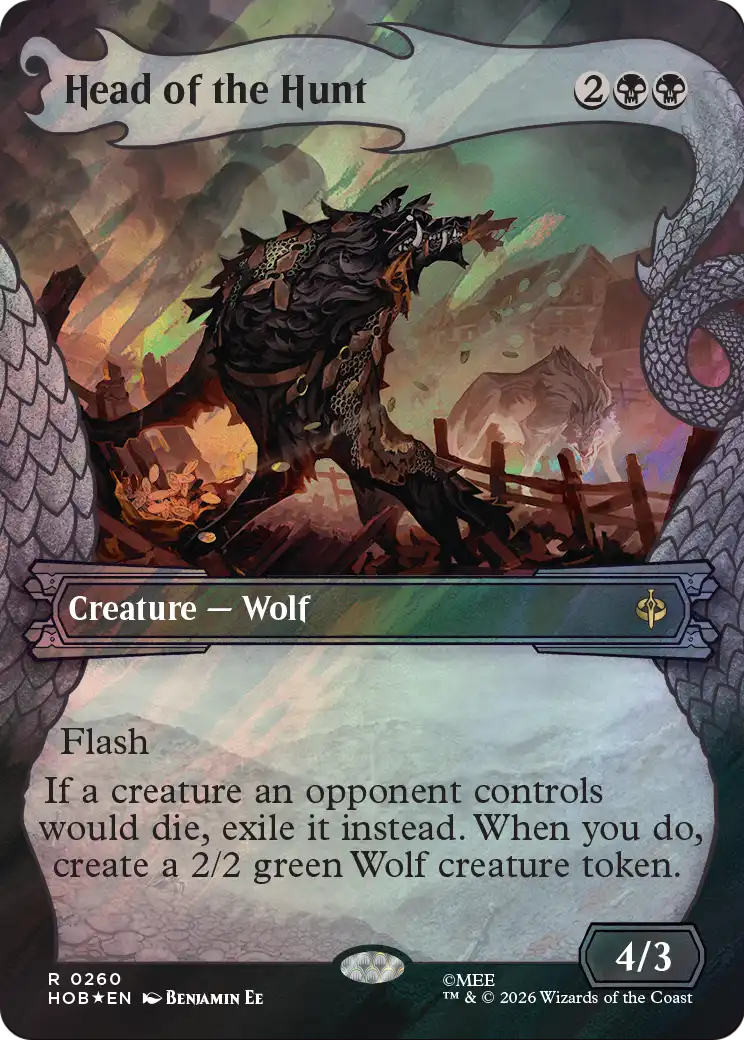 Head of the Hunt (Showcase) (Surge Foil) [The Hobbit] | Exor Games Dartmouth