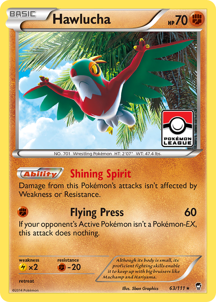 Hawlucha (63/111) [XY: Furious Fists] | Exor Games Dartmouth