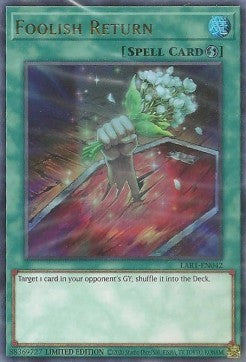 Foolish Return [LART-EN042] Ultra Rare | Exor Games Dartmouth