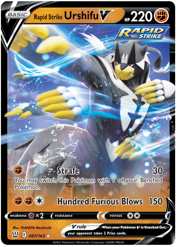 Rapid Strike Urshifu V (087/163) [Sword & Shield: Battle Styles] | Exor Games Dartmouth