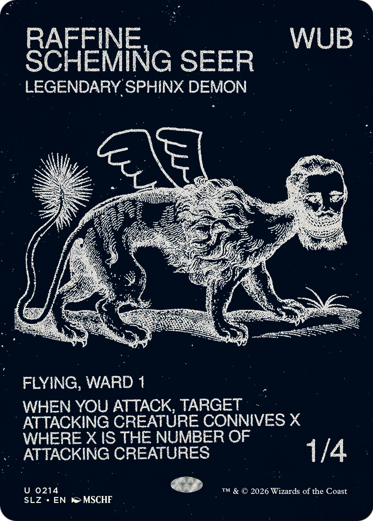 Raffine, Scheming Seer (0214) [Secret Lair x MSCHF: The Zeta Set] | Exor Games Dartmouth