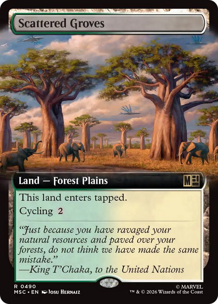 Scattered Groves (Extended Art) [Marvel Super Heroes Commander] | Exor Games Dartmouth