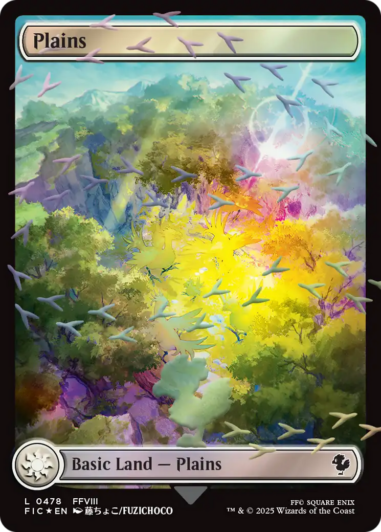 Plains (Chocobo Track Foil) [FINAL FANTASY Commander] | Exor Games Dartmouth